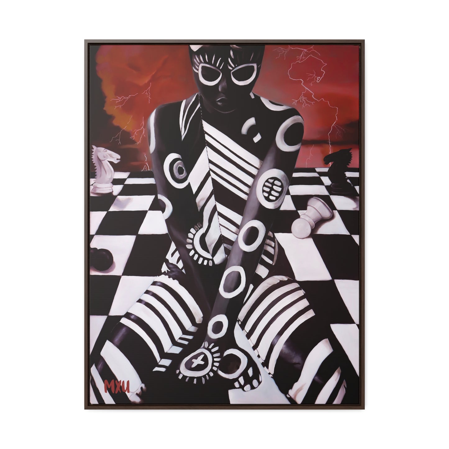 Stalemate | Fine Art Collectable | Framed Canvas Print